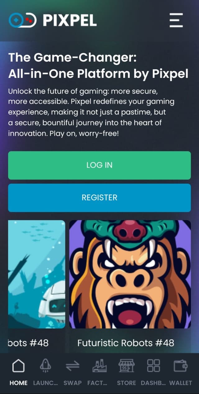 Pixpel.io - App